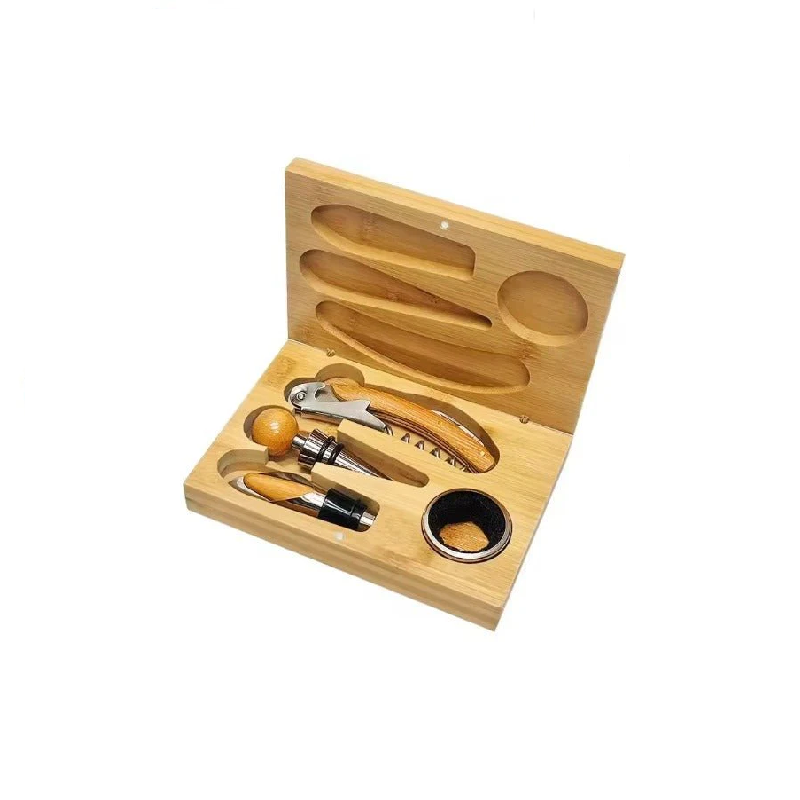 Set de Vino Grabado a Laser