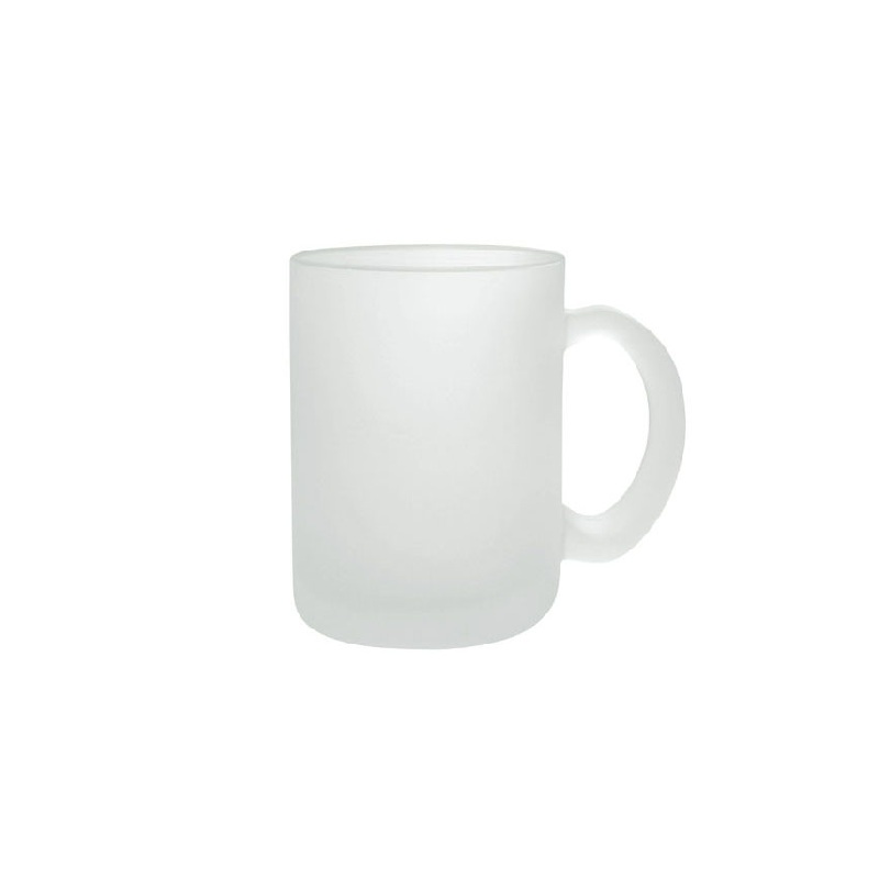 Taza Frosted Transparente 11Onz. Sublimable (C-36)